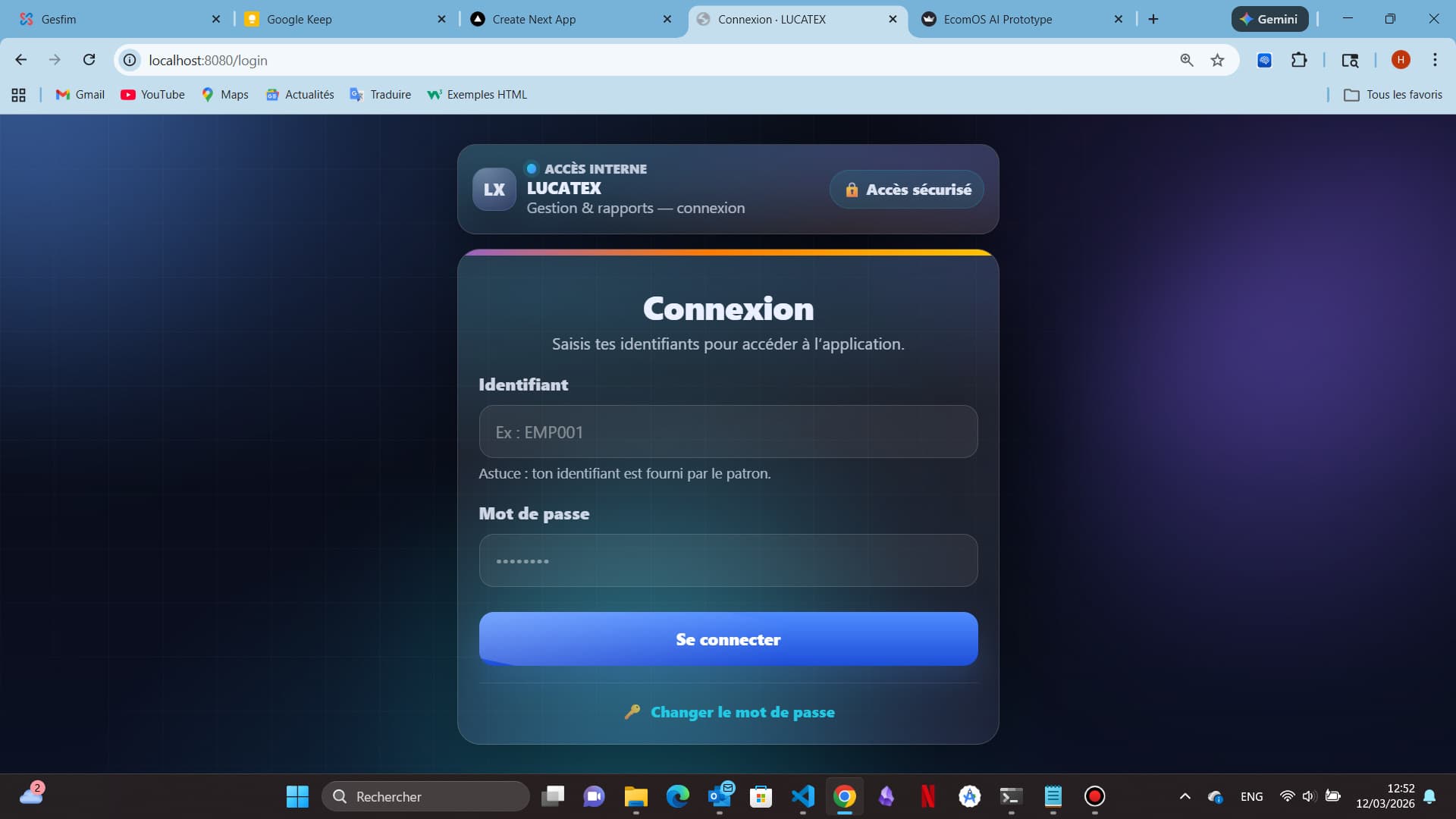 Système de gestion des opérations (En production)